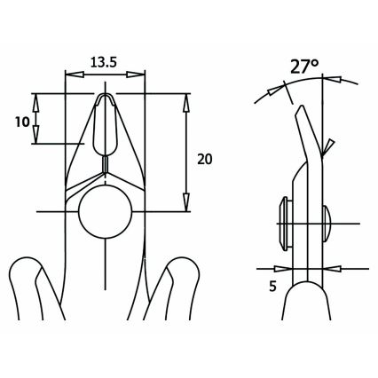 Pinze spezzafili 128 mm