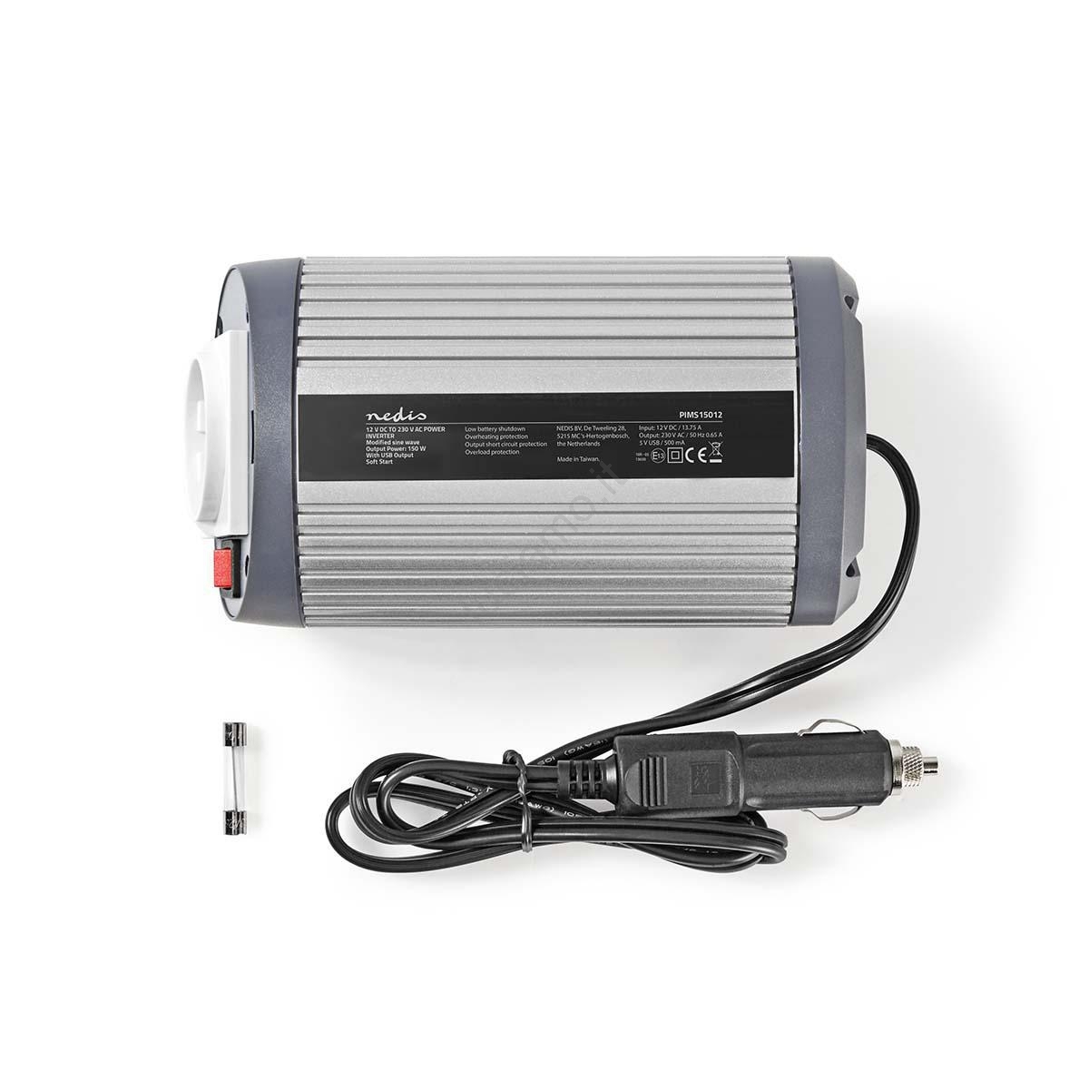 Inverter per auto da 12 V CC a 220 V CA 4000 W con display a LED e