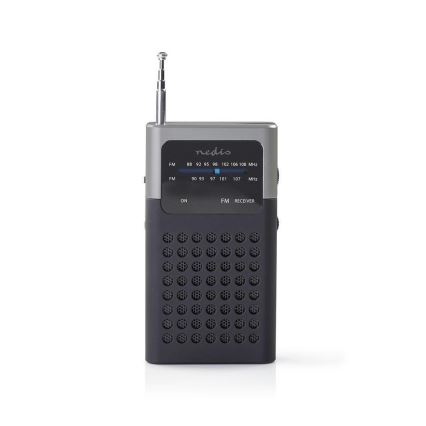 Radio FM tascabile 1,5W/2xAAA