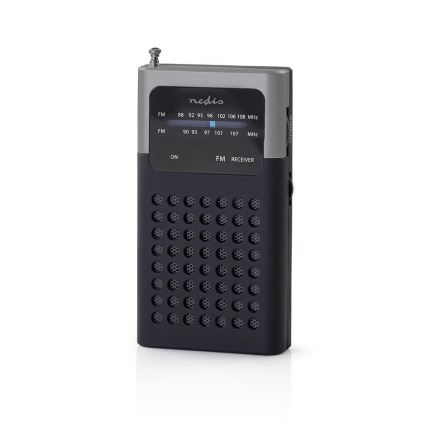 Radio FM tascabile 1,5W/2xAAA