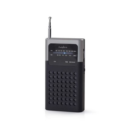 Radio FM tascabile 1,5W/2xAAA