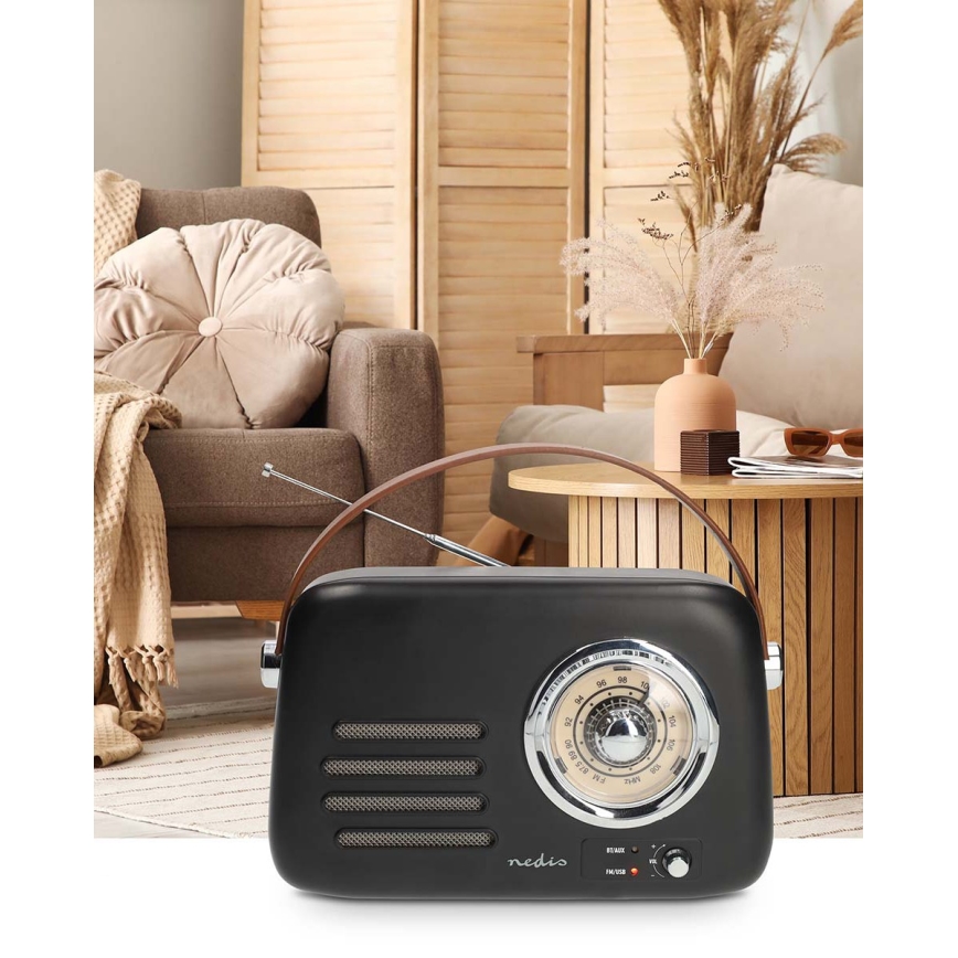 Radio FM retrò 3W/5V 1500 mAh