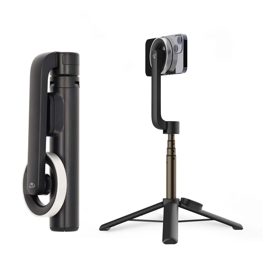 Bastone selfie pieghevole magnetico 2 in 1 con supporto + telecomando