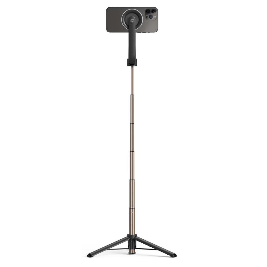 Bastone selfie pieghevole magnetico 2 in 1 con supporto + telecomando