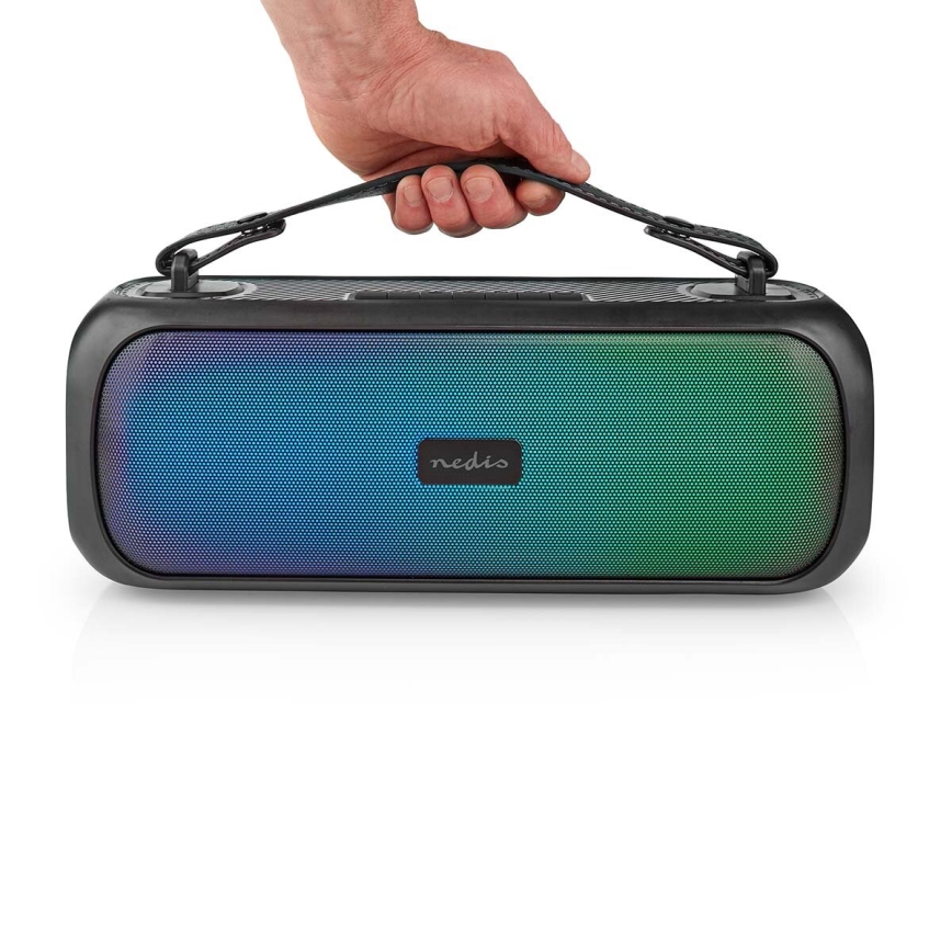 Altoparlante LED RGB ricaricabile 45W/3000 mAh IPX5