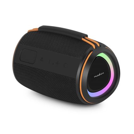 Altoparlante ricaricabile con LED 40W/1200 mAh IPX4 nero