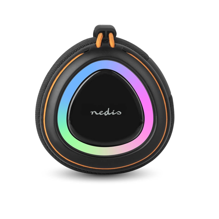 Altoparlante ricaricabile con LED 40W/1200 mAh IPX4 nero