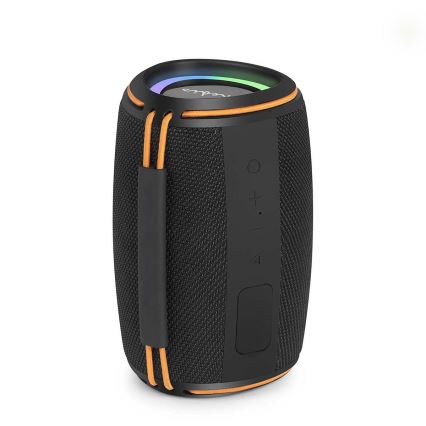Altoparlante ricaricabile con LED 40W/1200 mAh IPX4 nero