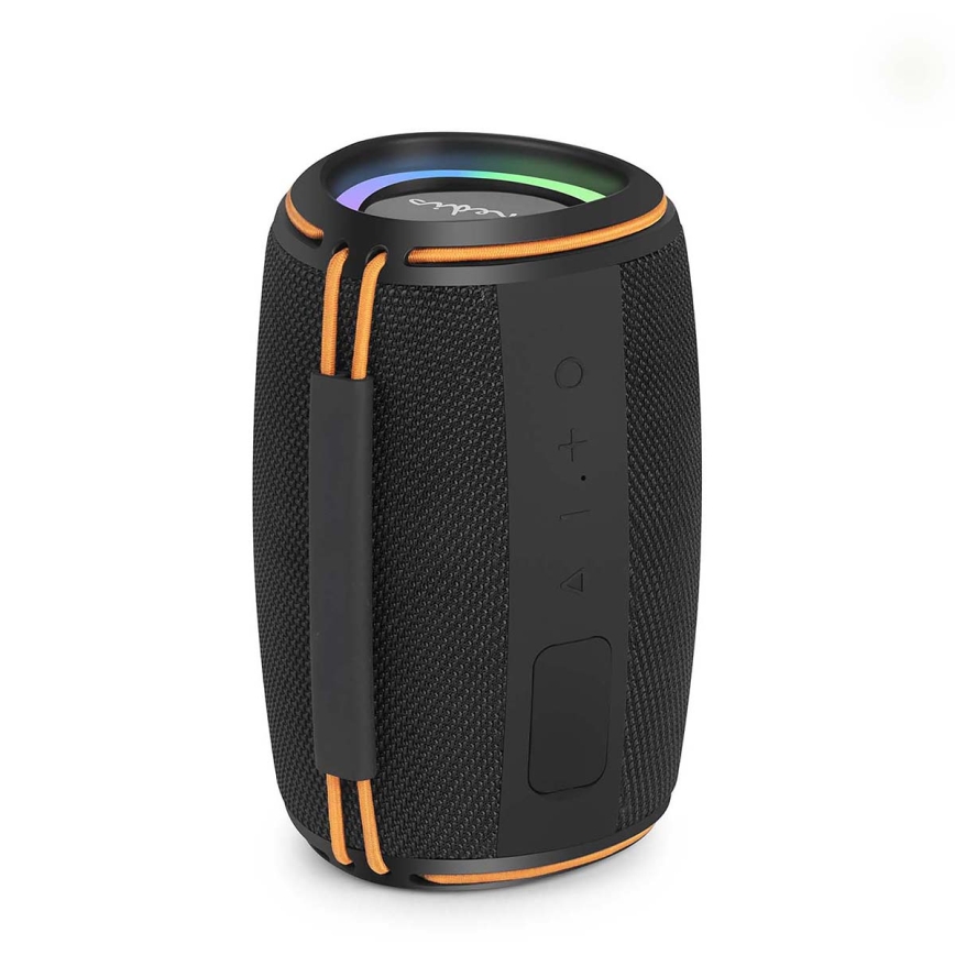 Altoparlante ricaricabile con LED 40W/1200 mAh IPX4 nero