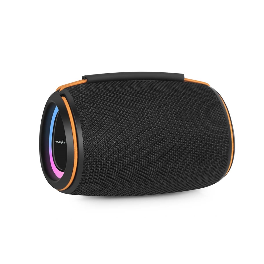 Altoparlante ricaricabile con LED 40W/1200 mAh IPX4 nero
