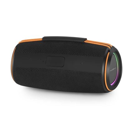 Altoparlante LED ricaricabile 60W/2000 mAh IPX4 nero