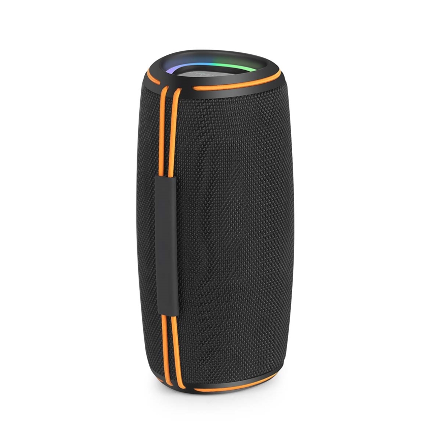Altoparlante LED ricaricabile 60W/2000 mAh IPX4 nero