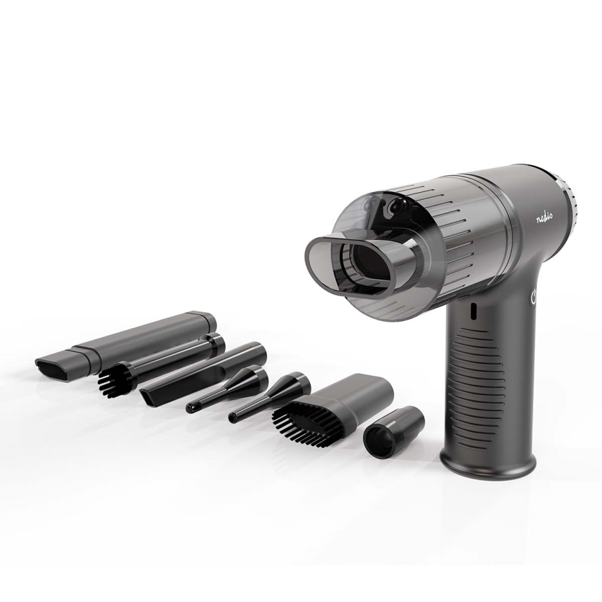 Aspirapolvere portatile ricaricabile 2in1 90W/6000 mAh grigio/nero