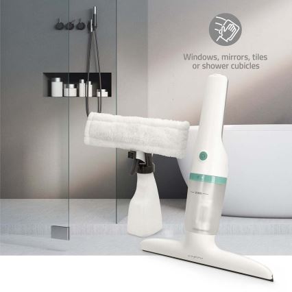 Aspiratore per finestre ricaricabile 12W/2200 mAh IPX4