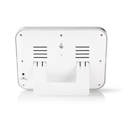 Stazione meteo con display LCD a colori 230V/3xAAA + 2xAA bianco
