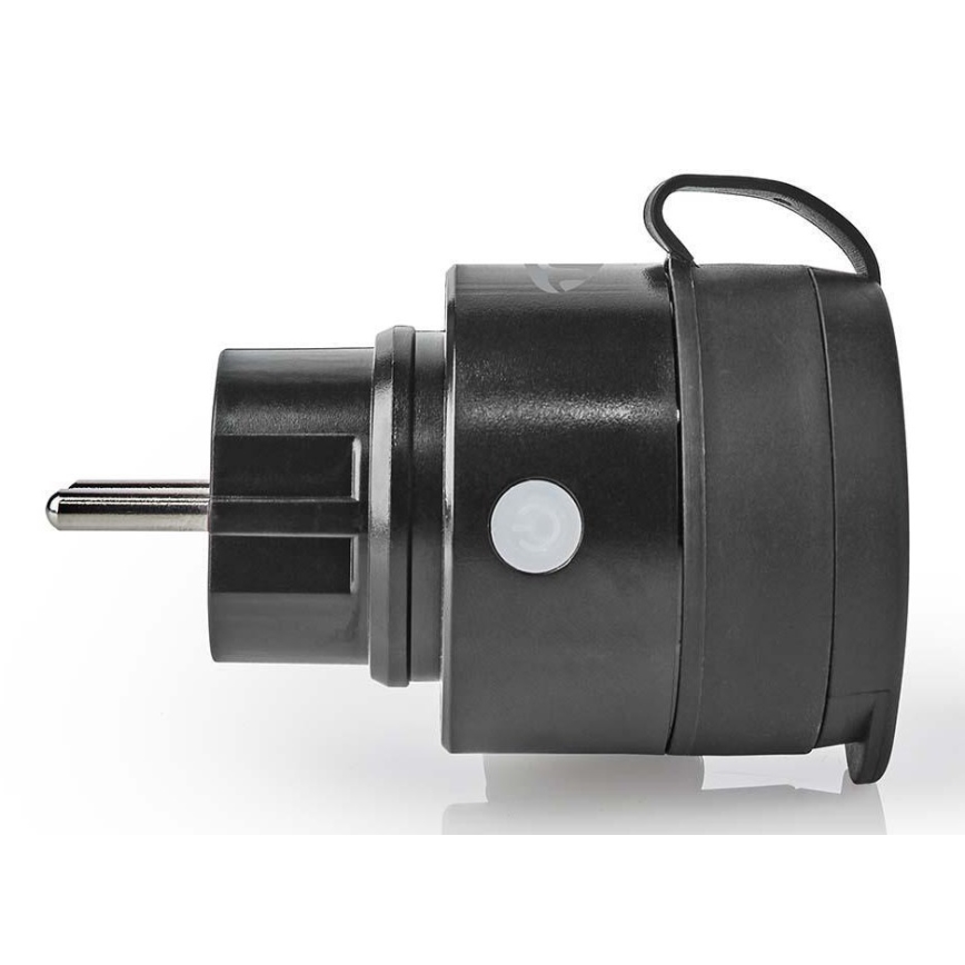 Presa intelligente 3680W/230V/Schuko Tipo F/16A Wi-Fi IP44 nera