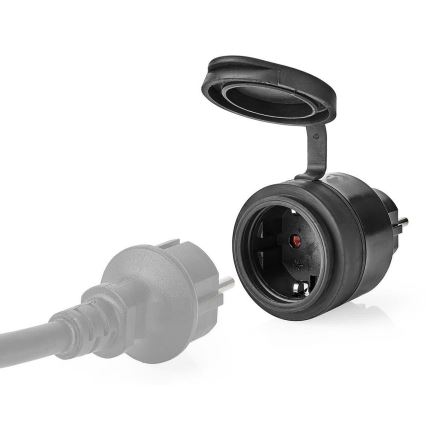 Presa intelligente 3680W/230V/Schuko Tipo F/16A Wi-Fi IP44 nera