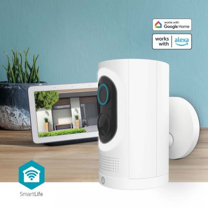 Telecamera intelligente 3MP Full HD 1296p 6700 mAh Wi-Fi Tuya IP65