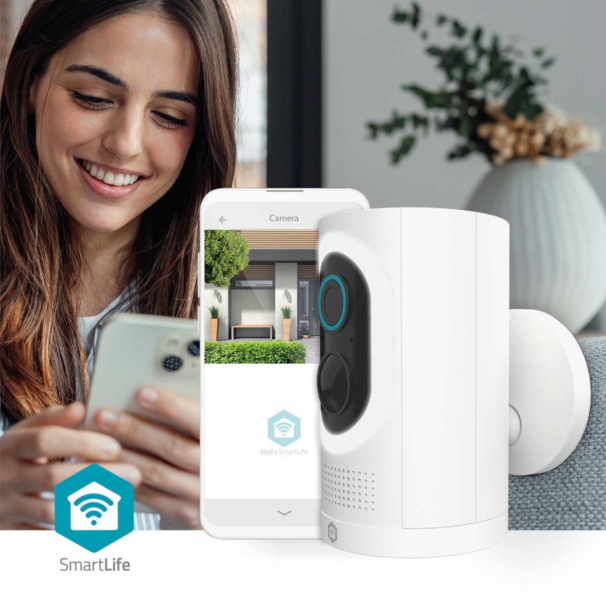 Telecamera intelligente 3MP Full HD 1296p 6700 mAh Wi-Fi Tuya IP65