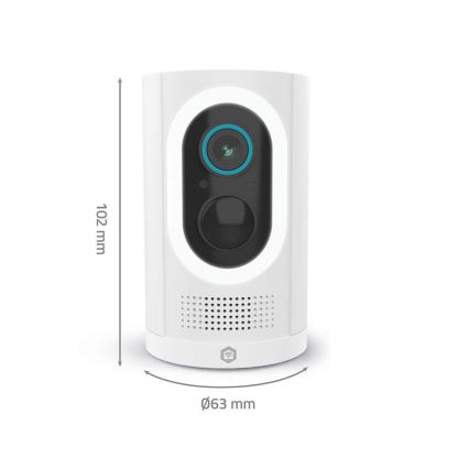 Telecamera intelligente 3MP Full HD 1296p 6700 mAh Wi-Fi Tuya IP65