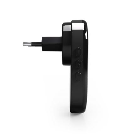 Suoneria per campanello SmartLife Wi‑Fi, nera