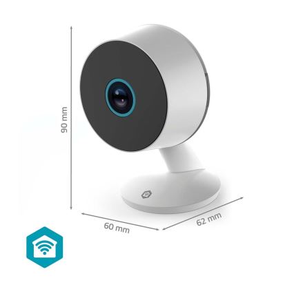 Telecamera intelligente Smartlife 5V, 3 MP, Full HD 1296p, Wi-Fi, compatibile con Tuya