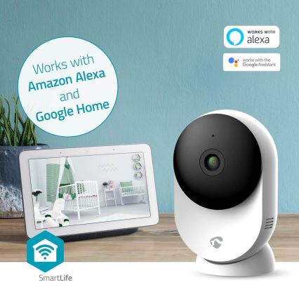 Telecamera smart Smartlife 5V 3MP Full HD 1296p Wi-Fi