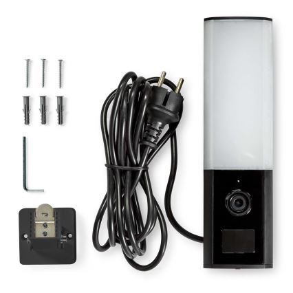 Telecamera esterna intelligente Smartlife Full HD 1080p con illuminazione LED Wi-Fi Tuya IP65