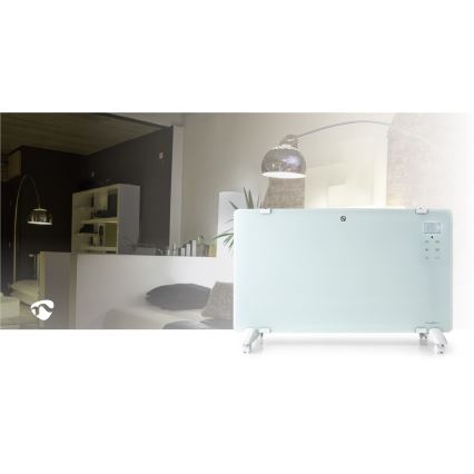Riscaldatore elettrico/convettore 2000W/230V Wi-Fi IP24 termostato
