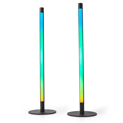 SET 2x LED RGBIC Lampada da tavolo dimmerabile SmartLife LED/36W/230V 55 cm 2700-6500K Wi-Fi Tuya + telecomando