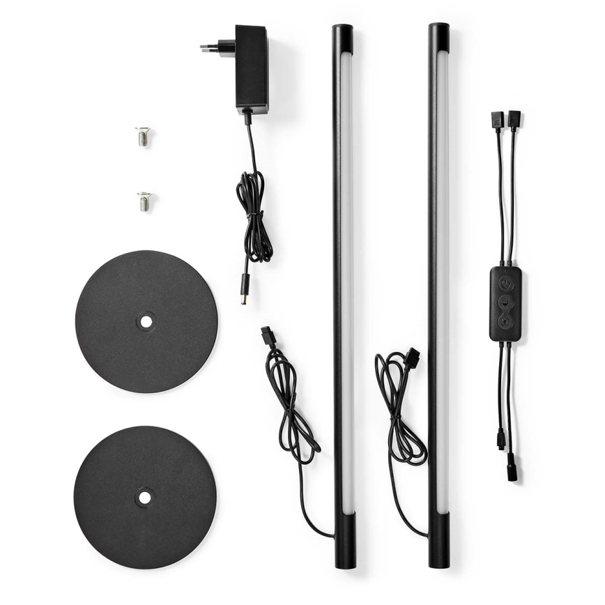 SET 2x LED RGBIC Lampada da tavolo dimmerabile SmartLife LED/36W/230V 55 cm 2700-6500K Wi-Fi Tuya + telecomando