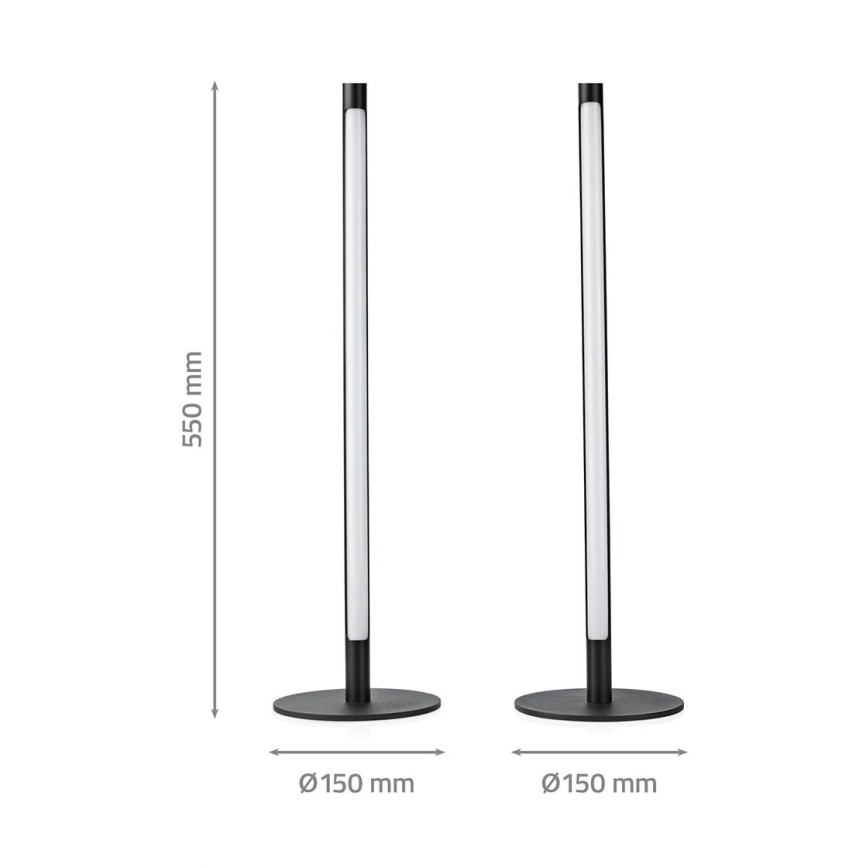 SET 2x LED RGBIC Lampada da tavolo dimmerabile SmartLife LED/36W/230V 55 cm 2700-6500K Wi-Fi Tuya + telecomando