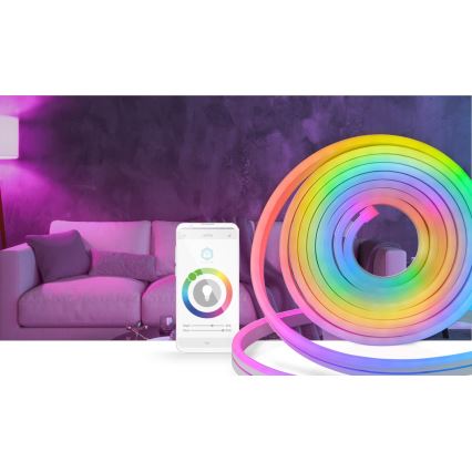 Striscia LED RGB dimmerabile per esterni SmartLife 6m LED/32W/230V Wi-Fi IP65 + telecomando