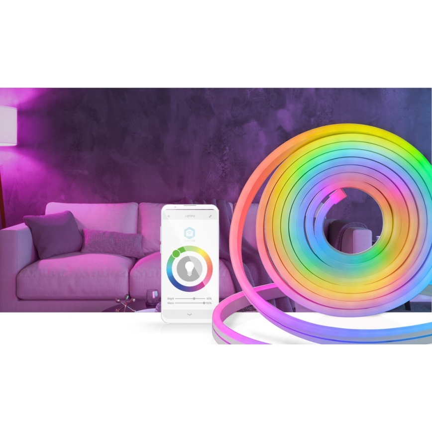 Striscia LED RGB dimmerabile per esterni SmartLife 6m LED/32W/230V Wi-Fi IP65 + telecomando