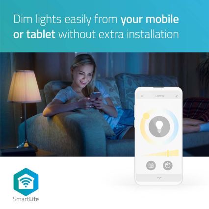 Lampadina LED dimmerabile SmartLife E14/4,5W/230V Wi-Fi 2700-6500K