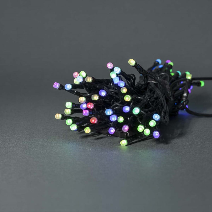LED RGB Catena luminosa natalizia per esterni 42 LED/8 funzioni 8 m IP65 Wi‑Fi Tuya