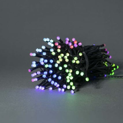 LED RGB Catena luminosa natalizia per esterni 84xLED/8 funzioni 13m IP65 Wi‑Fi Tuya