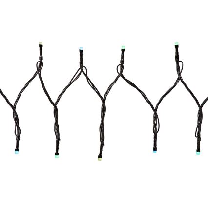 Catena luminosa LED RGB per esterni, 84 LED, 8 funzioni, 13 m, IP65, Wi-Fi Tuya