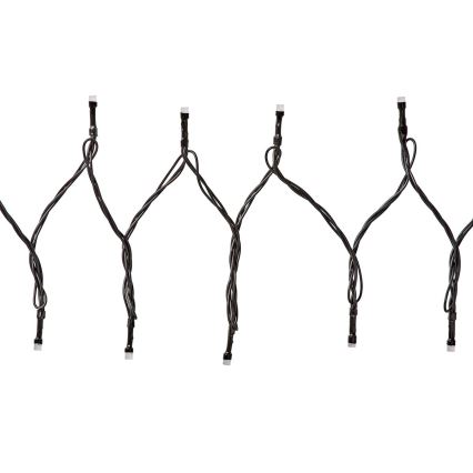 Catena luminosa LED RGB per esterni, 84 LED, 8 funzioni, 13 m, IP65, Wi-Fi Tuya