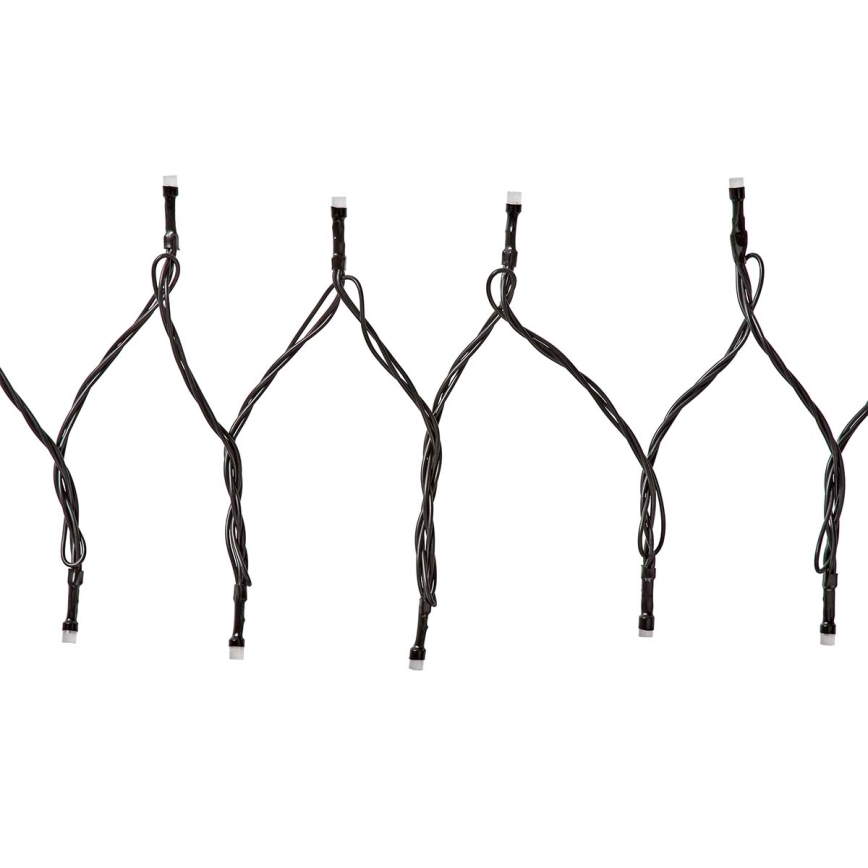 Catena luminosa LED RGB per esterni, 84 LED, 8 funzioni, 13 m, IP65, Wi-Fi Tuya