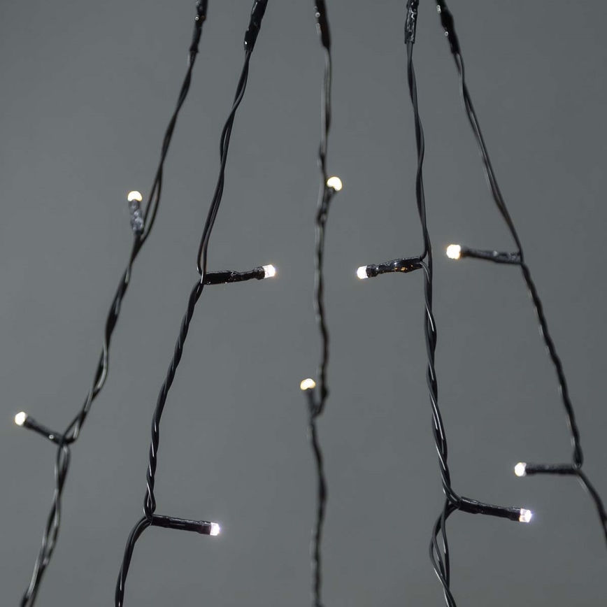 Tenda luminosa natalizia LED per esterni 200xLED/8 funzioni 5x4m IP65 Wi-Fi Tuya dal bianco caldo al bianco freddo