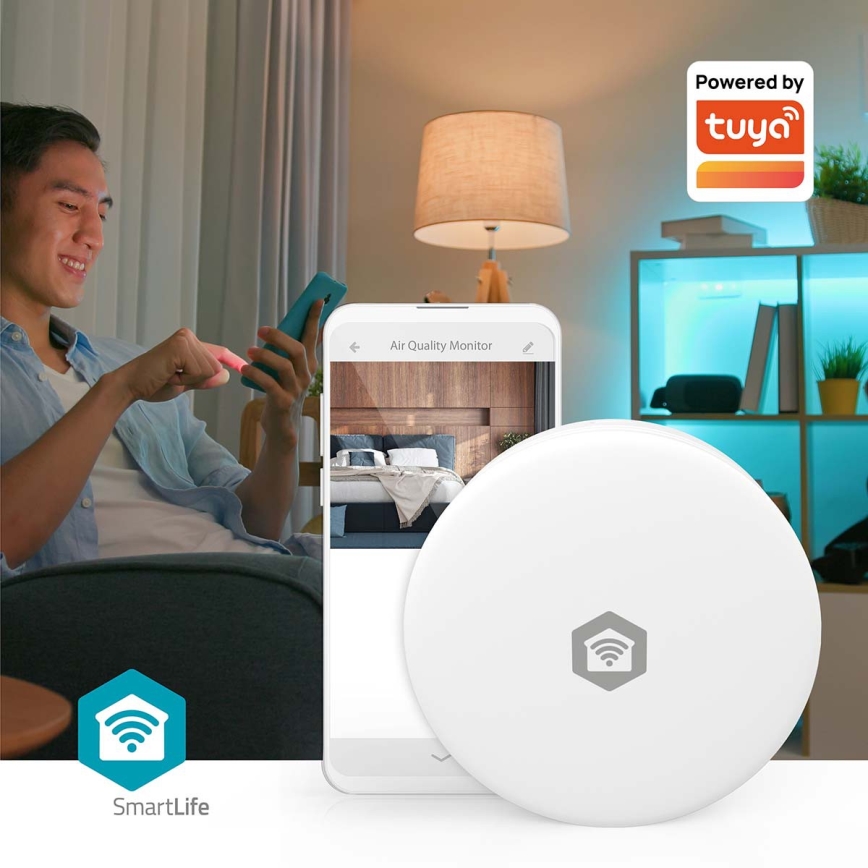 Monitor intelligente della qualità dell'aria SmartLife Wi-Fi Tuya