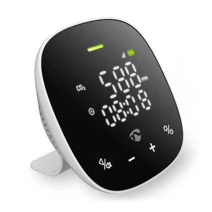 Monitor intelligente della qualità dell'aria con display a LED SmartLife Wi-Fi
