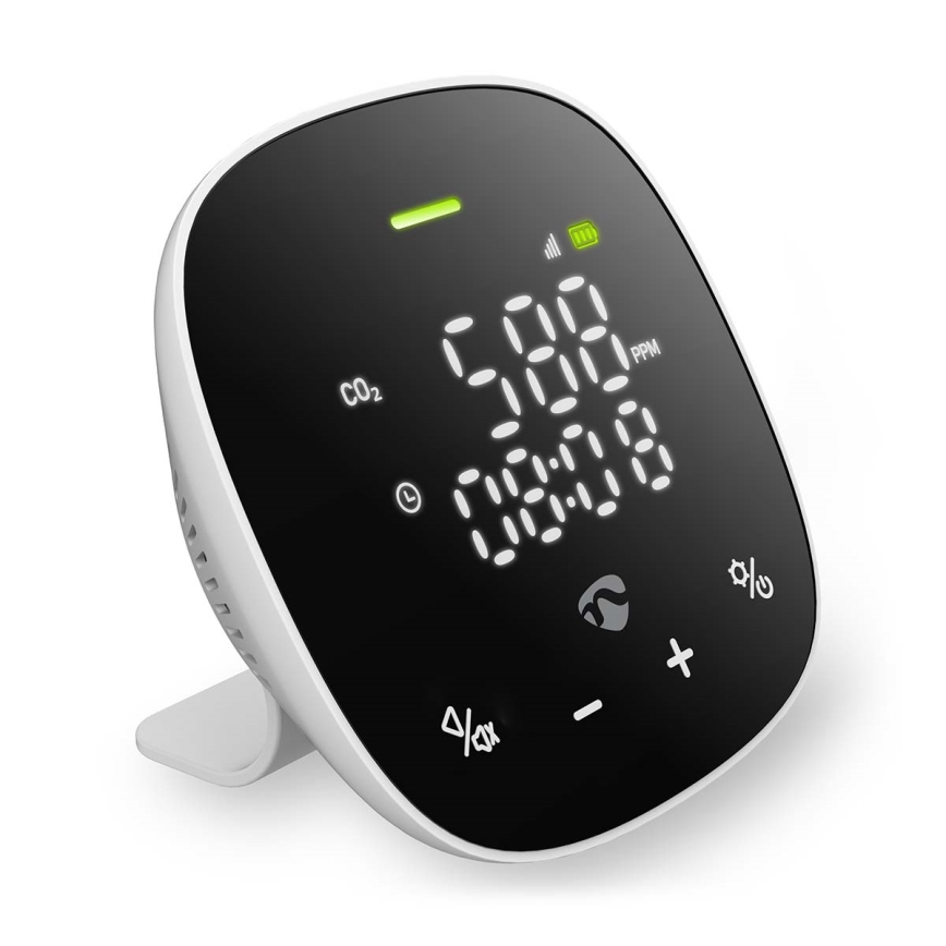 Monitor intelligente della qualità dell'aria con display a LED SmartLife Wi-Fi