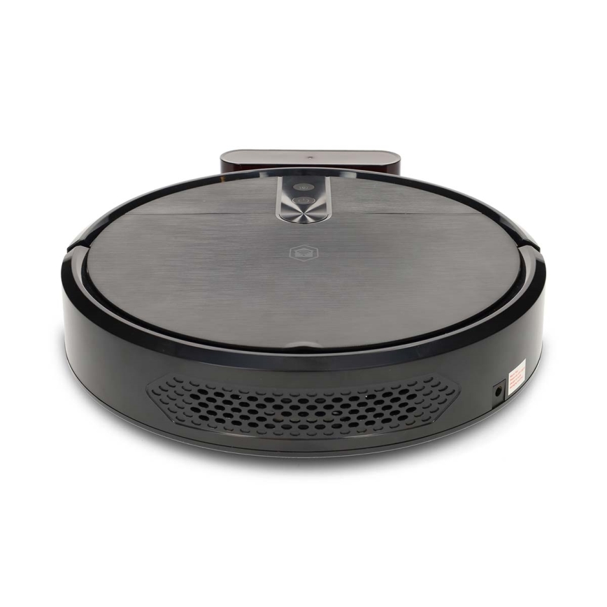 Robot aspirapolvere intelligente con funzione lavapavimenti SmartLife 2600 mAh Wi-Fi Tuya nero + telecomando