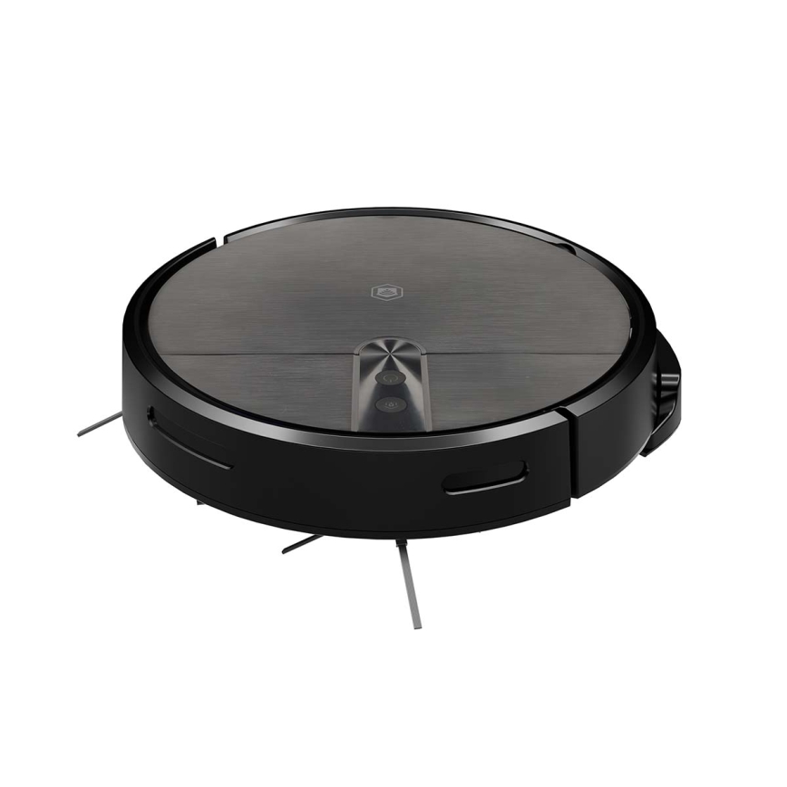 Robot aspirapolvere intelligente con funzione lavapavimenti SmartLife 2600 mAh Wi-Fi Tuya nero + telecomando