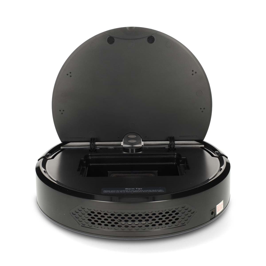 Robot aspirapolvere intelligente con funzione lavapavimenti SmartLife 2600 mAh Wi-Fi Tuya nero + telecomando