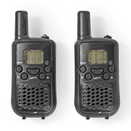 SET 2x Walkie-talkie con luce LED 3xAAA gamma 5 km