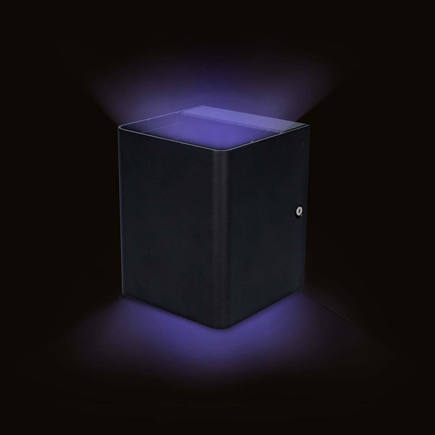 Applique da esterno dimmerabile SmartLife LED RGBW 12W/230V IP65 Wi-Fi Tuya nero