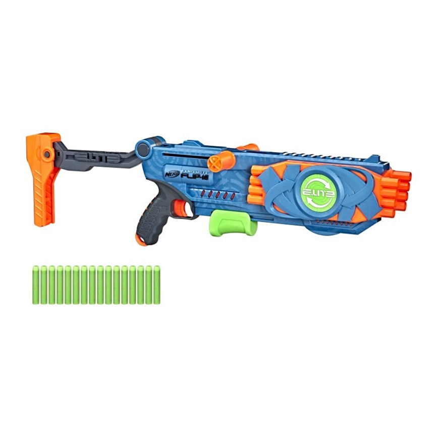 Nerf - Pistola per bambini Elite 2.0 Flip-16 con accessori